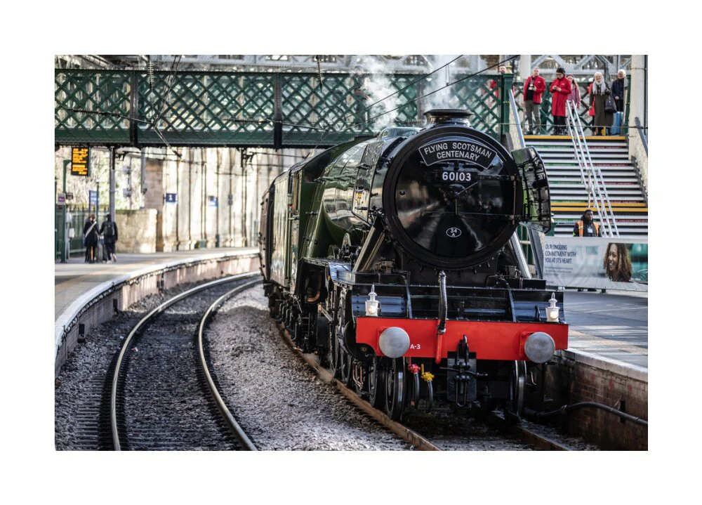Flying Scotsman at Waverley Station, Edinburgh to celebrate the centenary. - Image 62