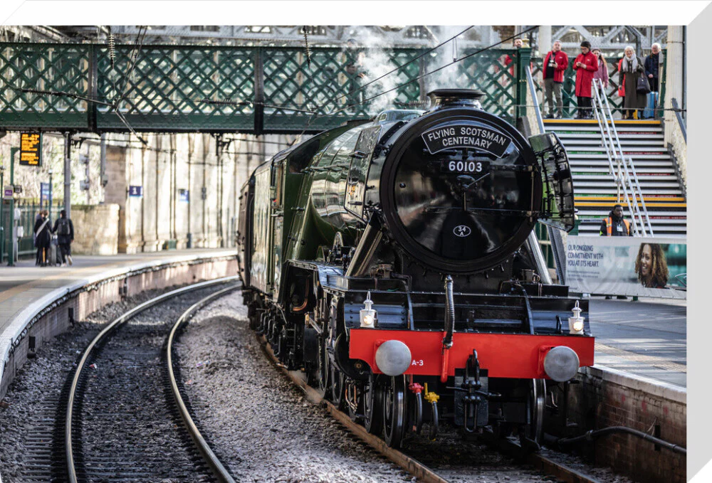 Flying Scotsman at Waverley Station, Edinburgh to celebrate the centenary. - Image 66