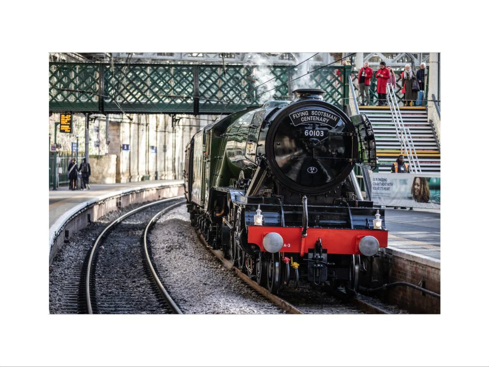 Flying Scotsman at Waverley Station, Edinburgh to celebrate the centenary. - Image 7
