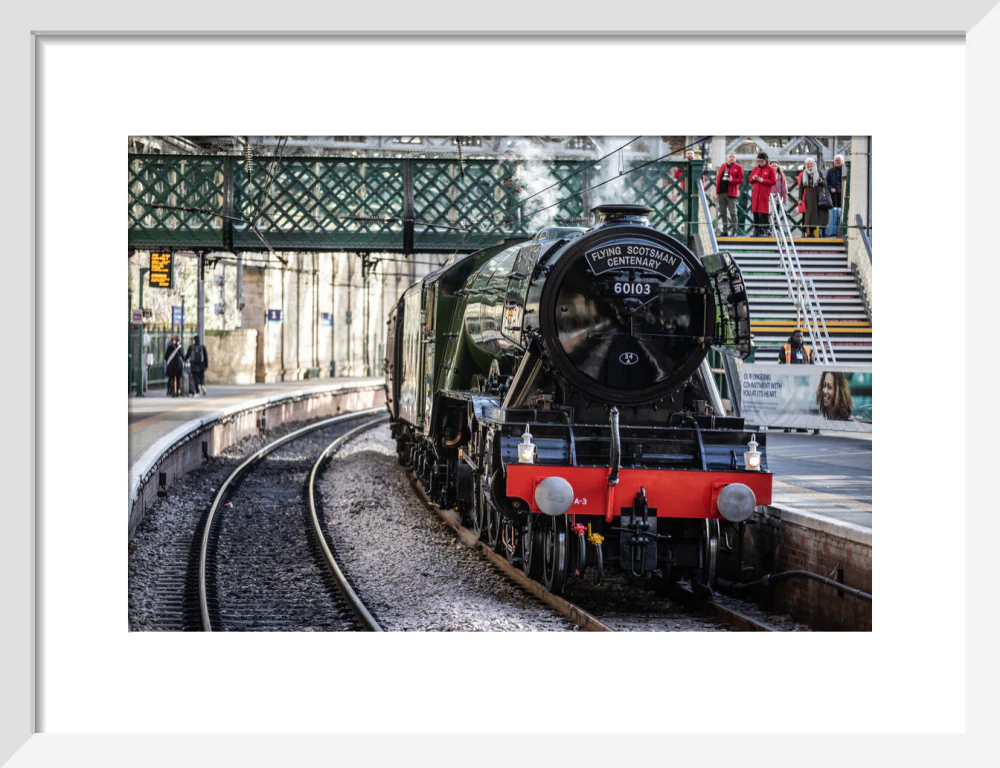 Flying Scotsman at Waverley Station, Edinburgh to celebrate the centenary. - Image 9