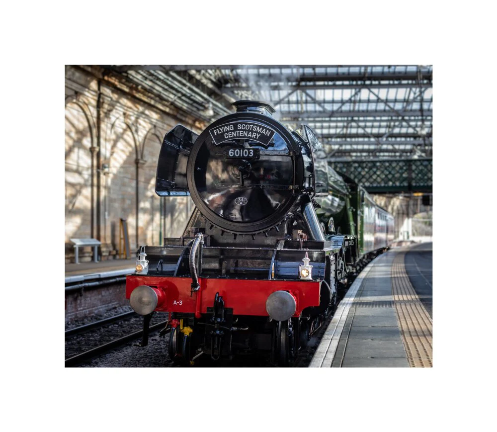 Flying Scotsman at Waverley Station, Edinburgh to celebrate the centenary. - Image 27
