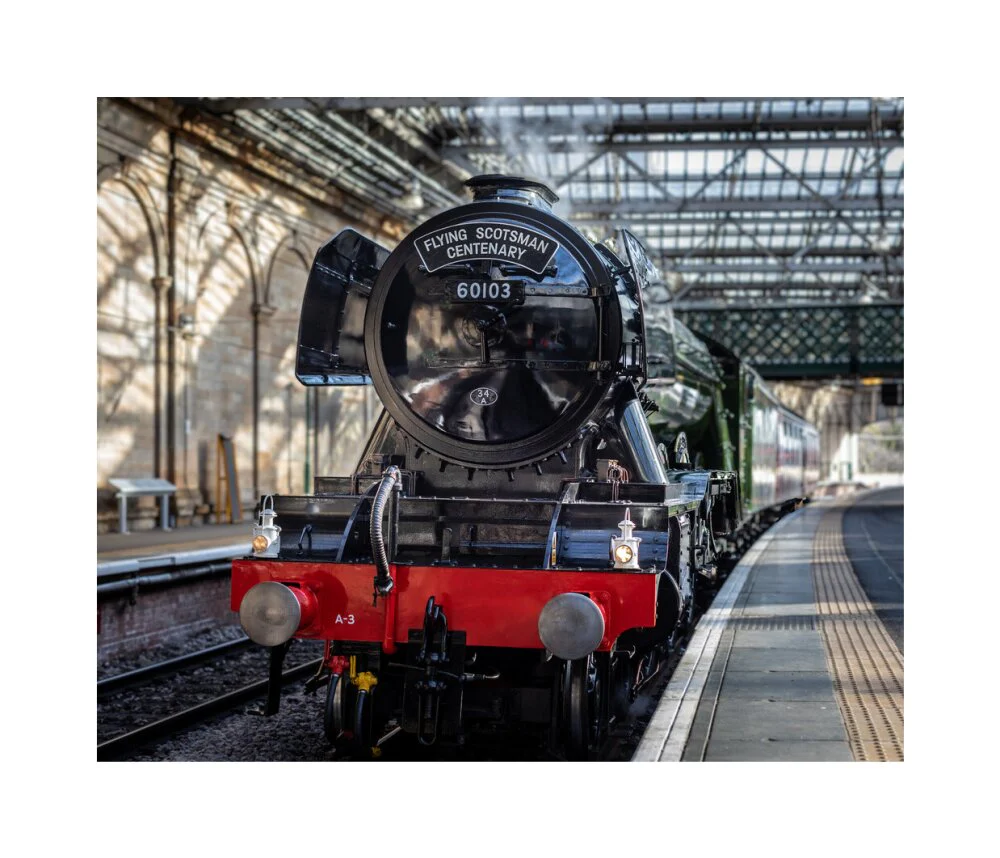 Flying Scotsman at Waverley Station, Edinburgh to celebrate the centenary. - Image 28