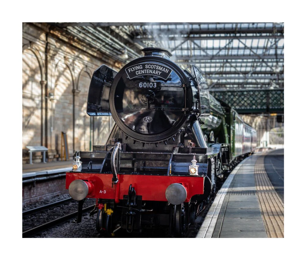 Flying Scotsman at Waverley Station, Edinburgh to celebrate the centenary. - Image 29