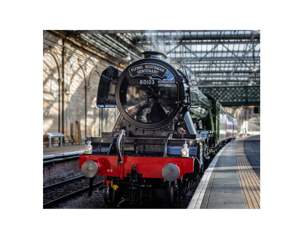 Flying Scotsman at Waverley Station, Edinburgh to celebrate the centenary. - Image 35
