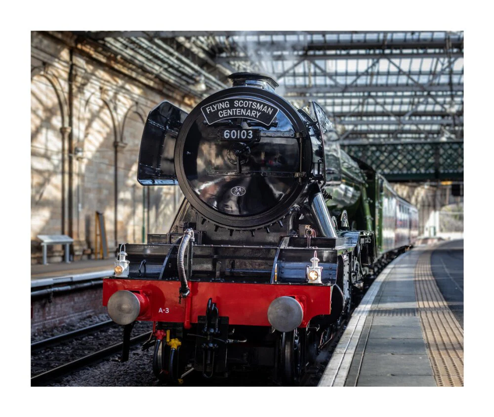 Flying Scotsman at Waverley Station, Edinburgh to celebrate the centenary. - Image 63