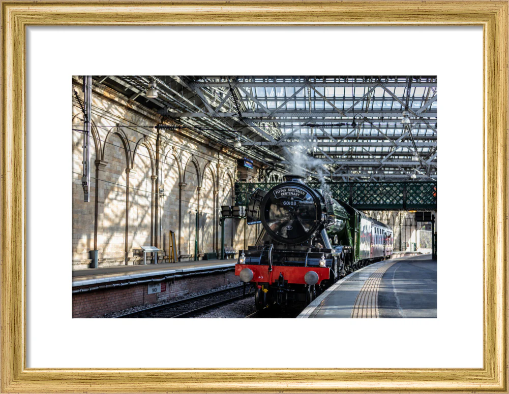 Flying Scotsman at Waverley Station, Edinburgh to celebrate the centenary. - Image 10