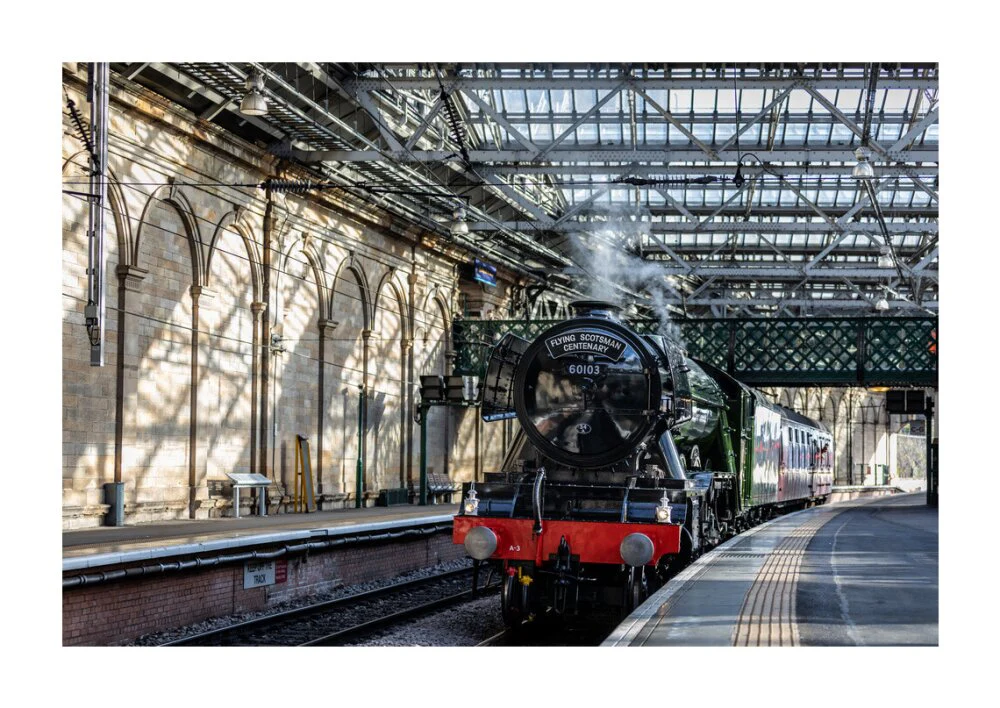 Flying Scotsman at Waverley Station, Edinburgh to celebrate the centenary. - Image 30