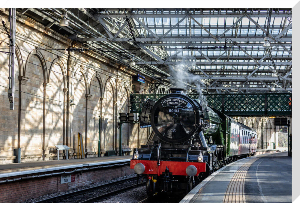 Flying Scotsman at Waverley Station, Edinburgh to celebrate the centenary. - Image 34
