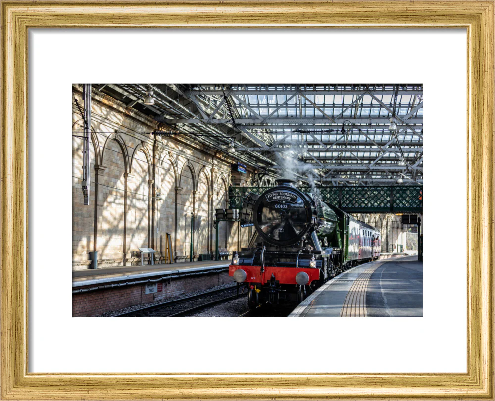 Flying Scotsman at Waverley Station, Edinburgh to celebrate the centenary. - Image 5