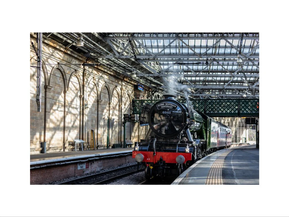Flying Scotsman at Waverley Station, Edinburgh to celebrate the centenary. - Image 55