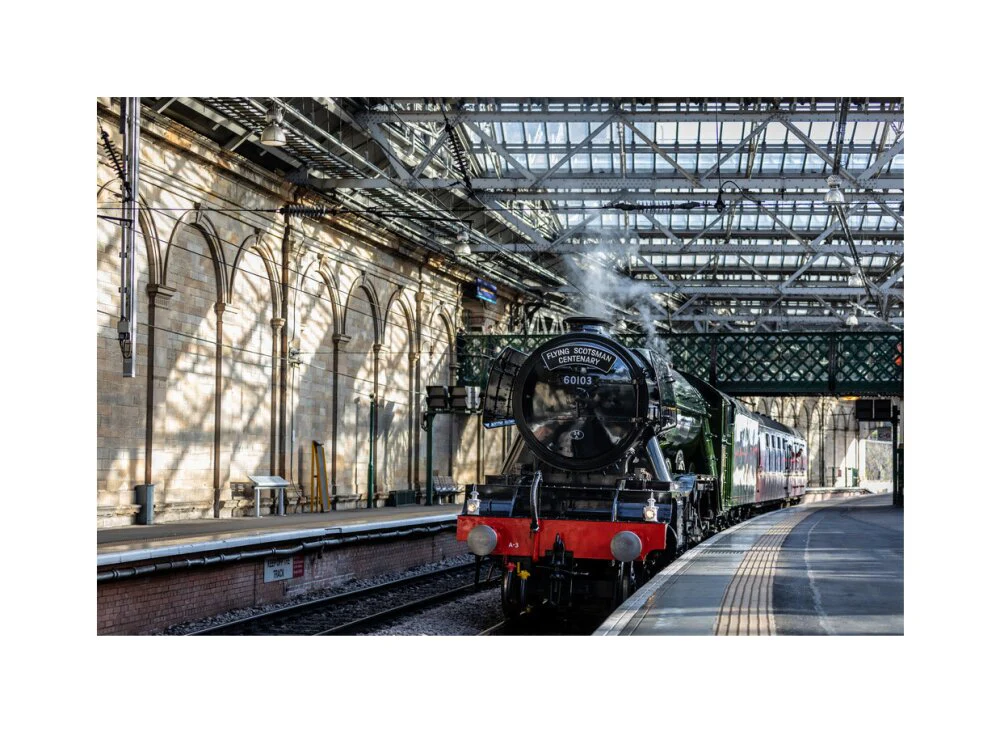 Flying Scotsman at Waverley Station, Edinburgh to celebrate the centenary. - Image 61