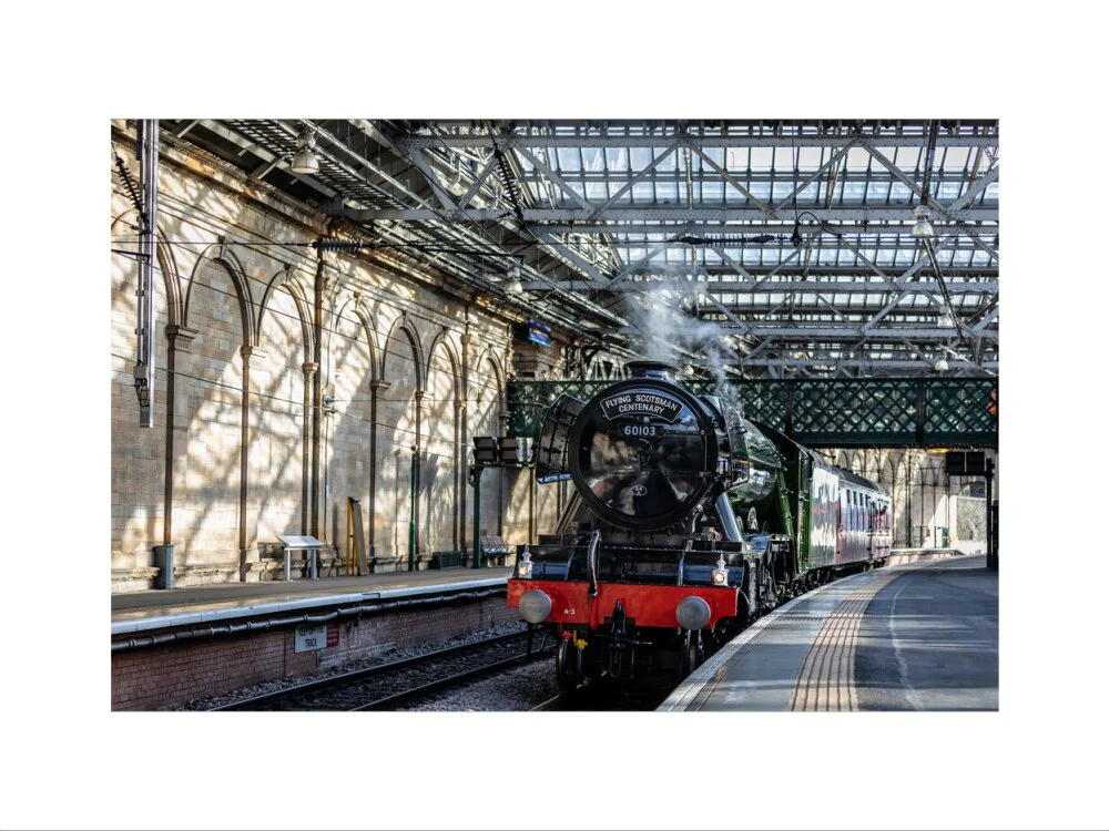 Flying Scotsman at Waverley Station, Edinburgh to celebrate the centenary. - Image 7