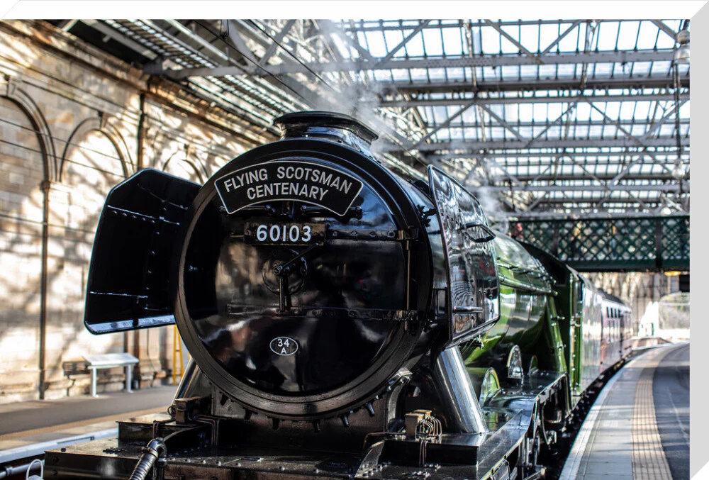 Flying Scotsman at Waverley Station, Edinburgh to celebrate the centenary. - Image 34