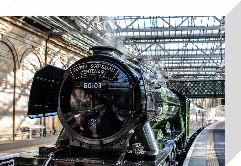 Flying Scotsman at Waverley Station, Edinburgh to celebrate the centenary. - Image 64