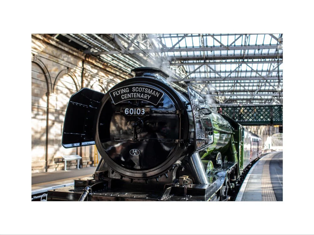Flying Scotsman at Waverley Station, Edinburgh to celebrate the centenary. - Image 7