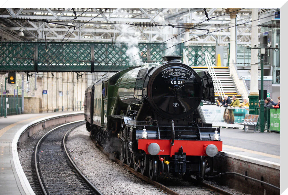 Flying Scotsman at Waverley Station, Edinburgh to celebrate the centenary. - Image 34