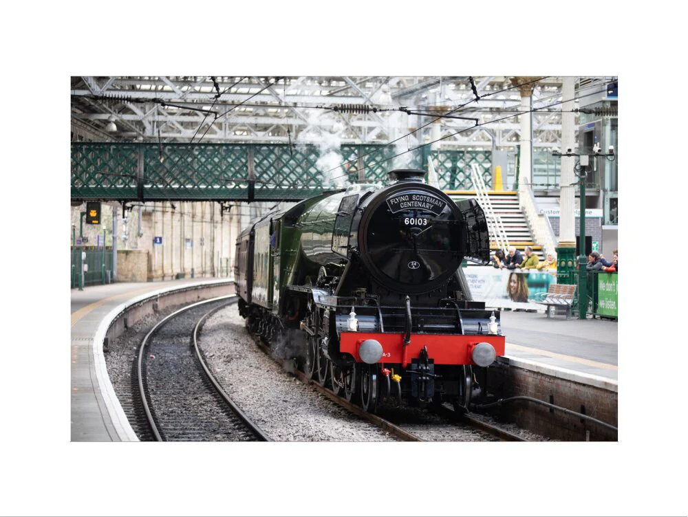 Flying Scotsman at Waverley Station, Edinburgh to celebrate the centenary. - Image 50