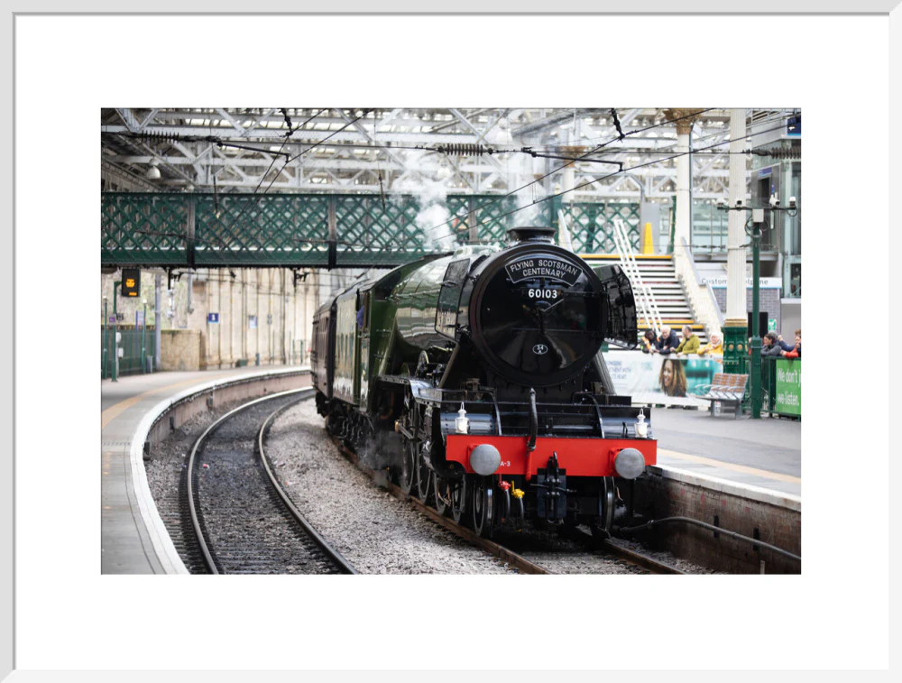 Flying Scotsman at Waverley Station, Edinburgh to celebrate the centenary. - Image 57