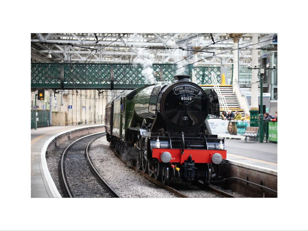 Flying Scotsman at Waverley Station, Edinburgh to celebrate the centenary. - Image 7