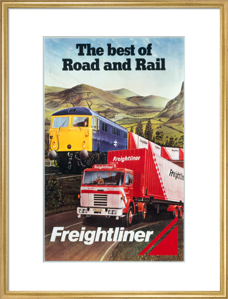 Freightliner - The Best of Road and Rail', BR poster, 1980 - Image 20
