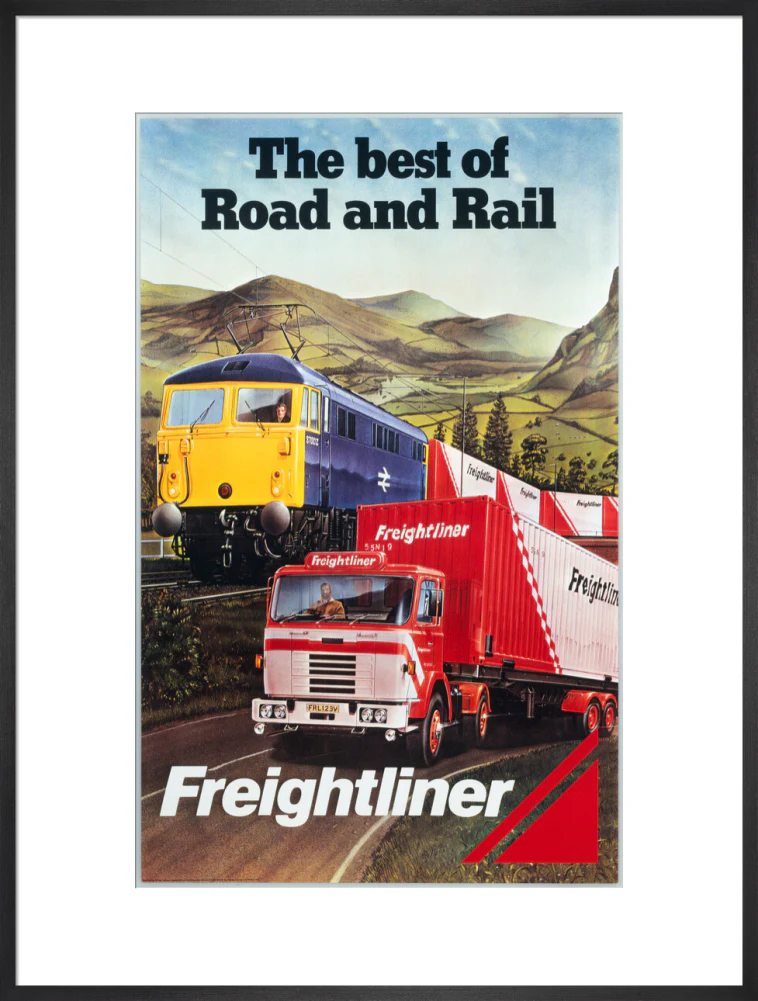 Freightliner - The Best of Road and Rail', BR poster, 1980 - Image 23