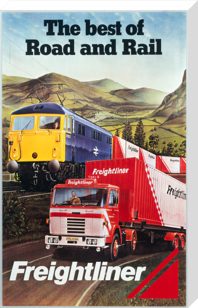 Freightliner - The Best of Road and Rail', BR poster, 1980 - Image 33