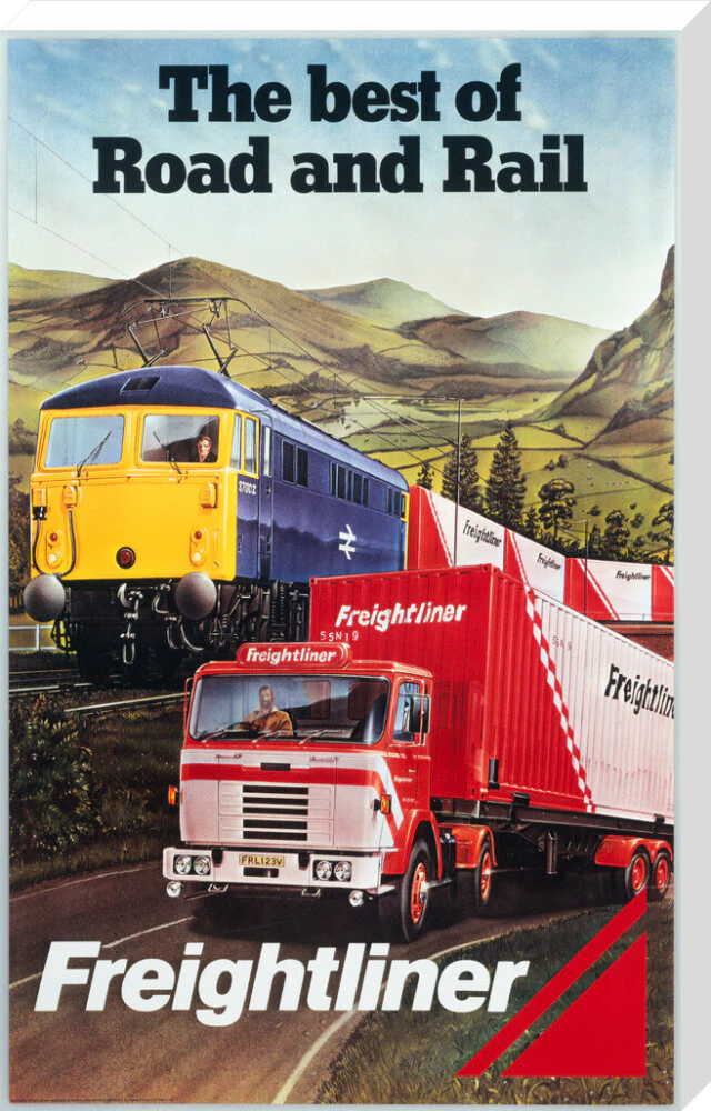 Freightliner - The Best of Road and Rail', BR poster, 1980 - Image 34