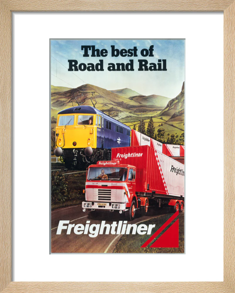 Freightliner - The Best of Road and Rail', BR poster, 1980 - Image 39