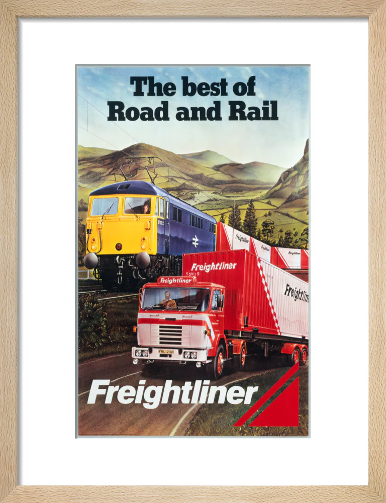 Freightliner - The Best of Road and Rail', BR poster, 1980 - Image 44