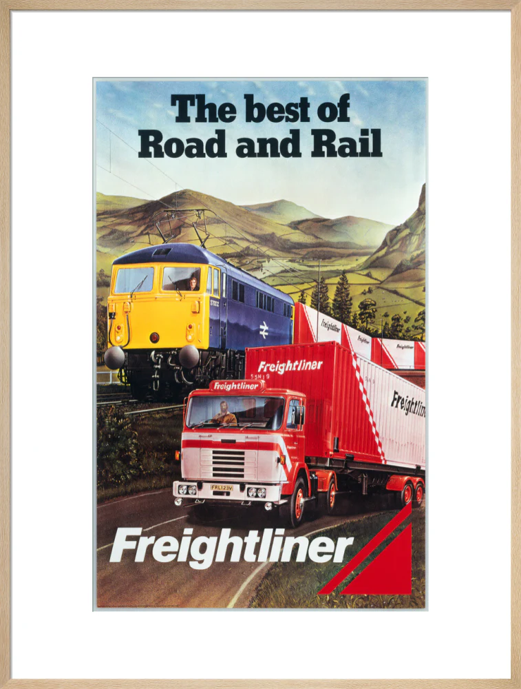 Freightliner - The Best of Road and Rail', BR poster, 1980 - Image 59