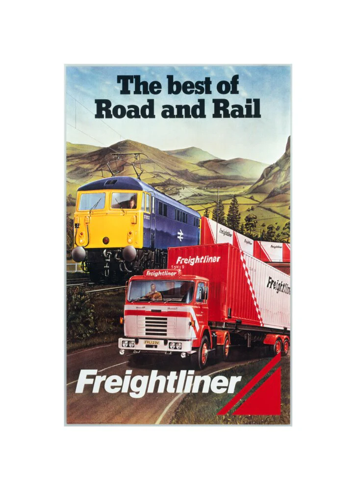 Freightliner - The Best of Road and Rail', BR poster, 1980 - Image 60