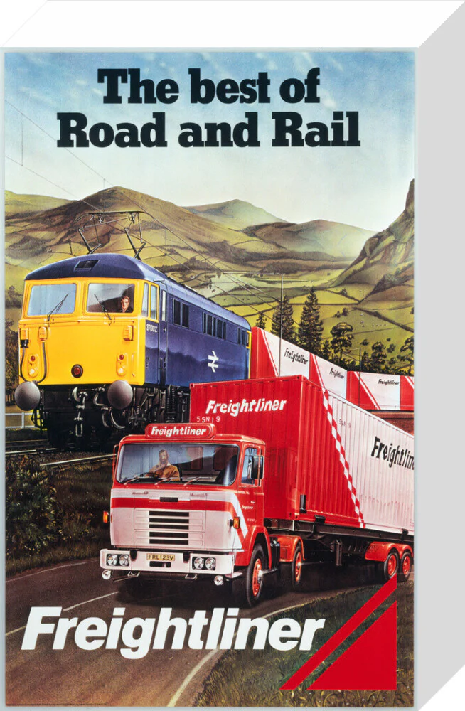 Freightliner - The Best of Road and Rail', BR poster, 1980 - Image 64