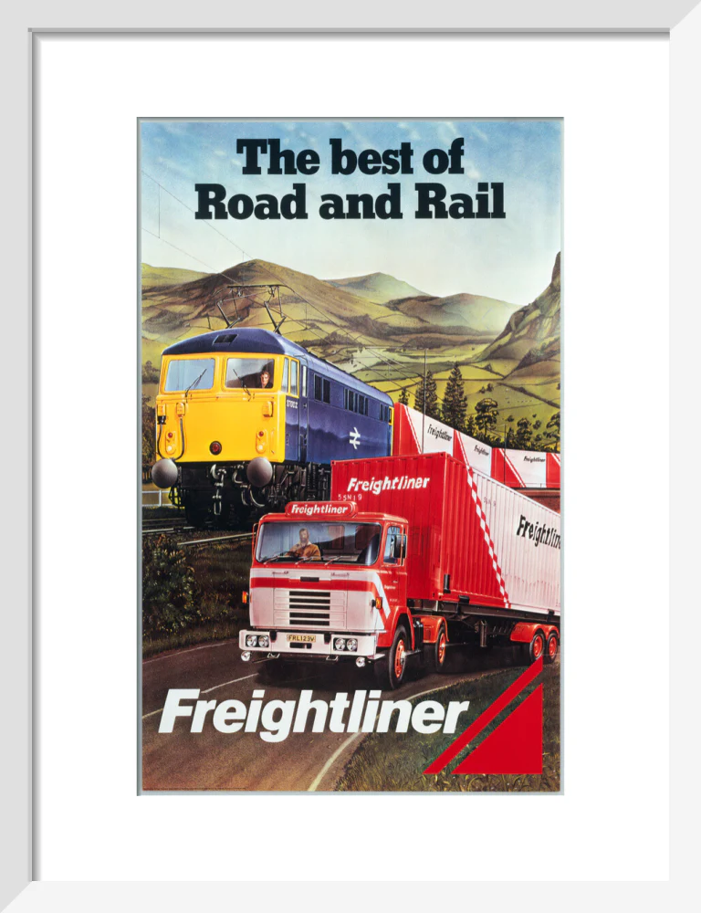 Freightliner - The Best of Road and Rail', BR poster, 1980 - Image 9