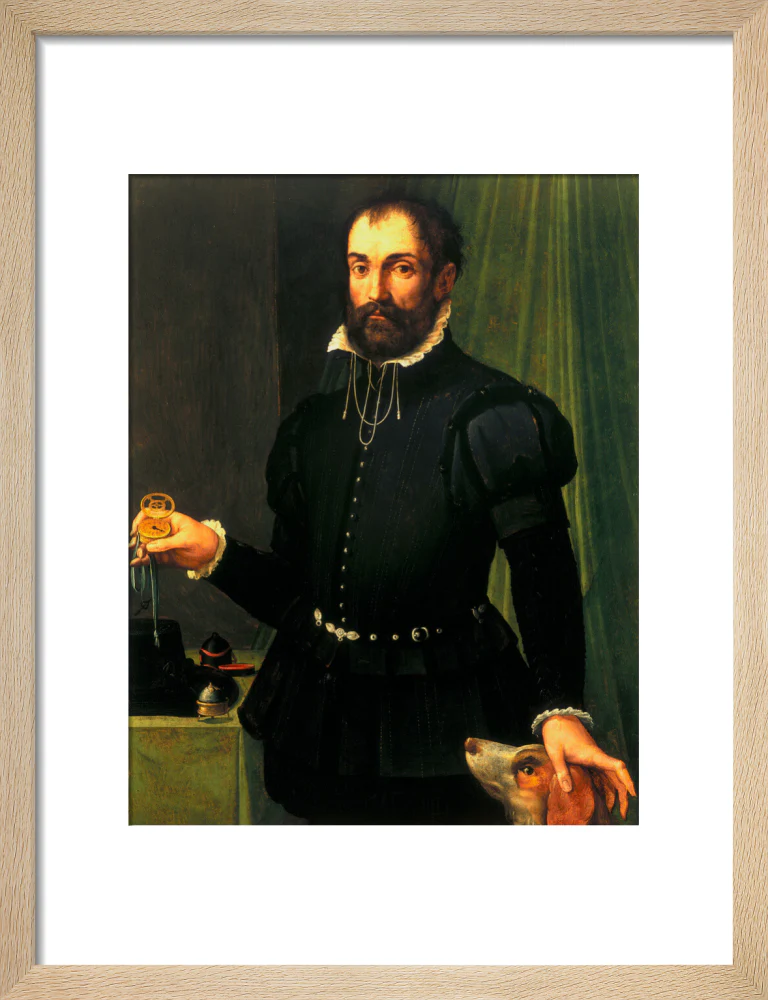 Portrait of a man holding a watch, c 1558. - Image 11