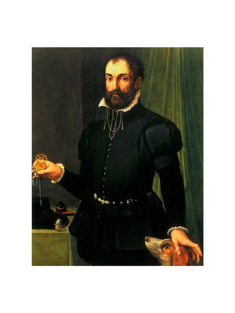 Portrait of a man holding a watch, c 1558. - Image 12