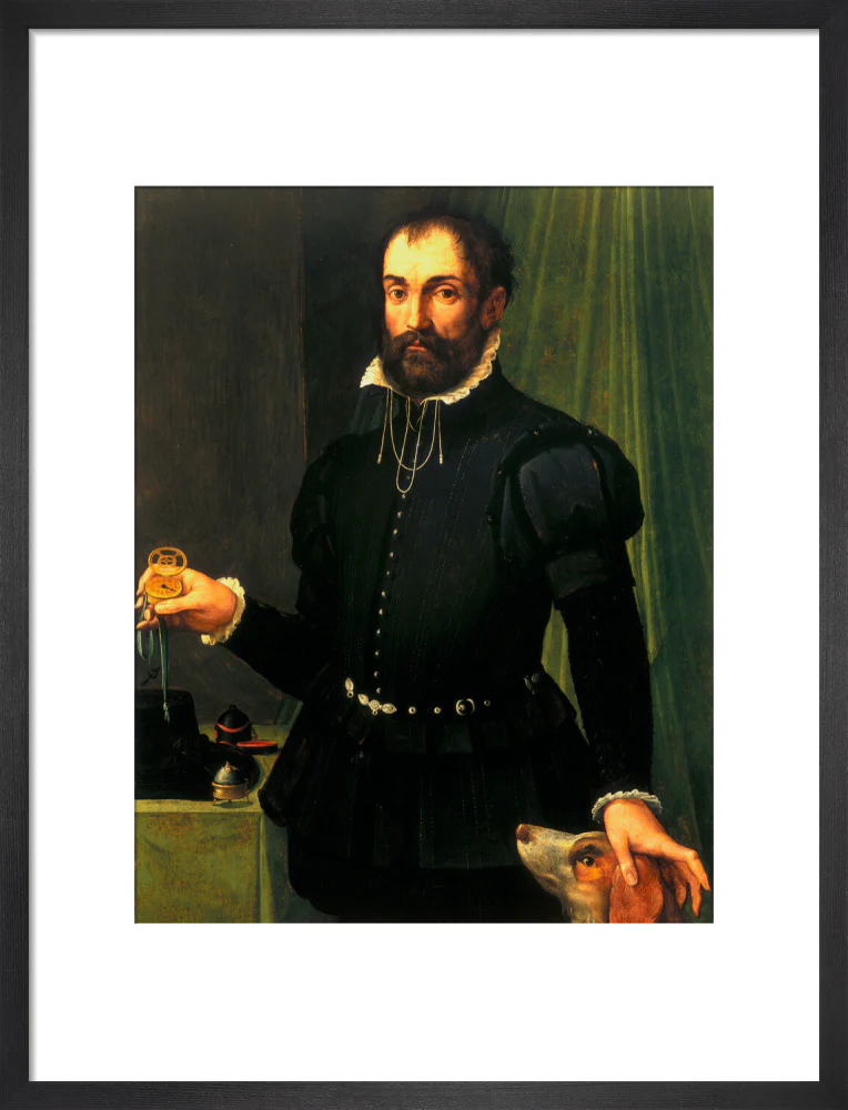 Portrait of a man holding a watch, c 1558. - Image 13