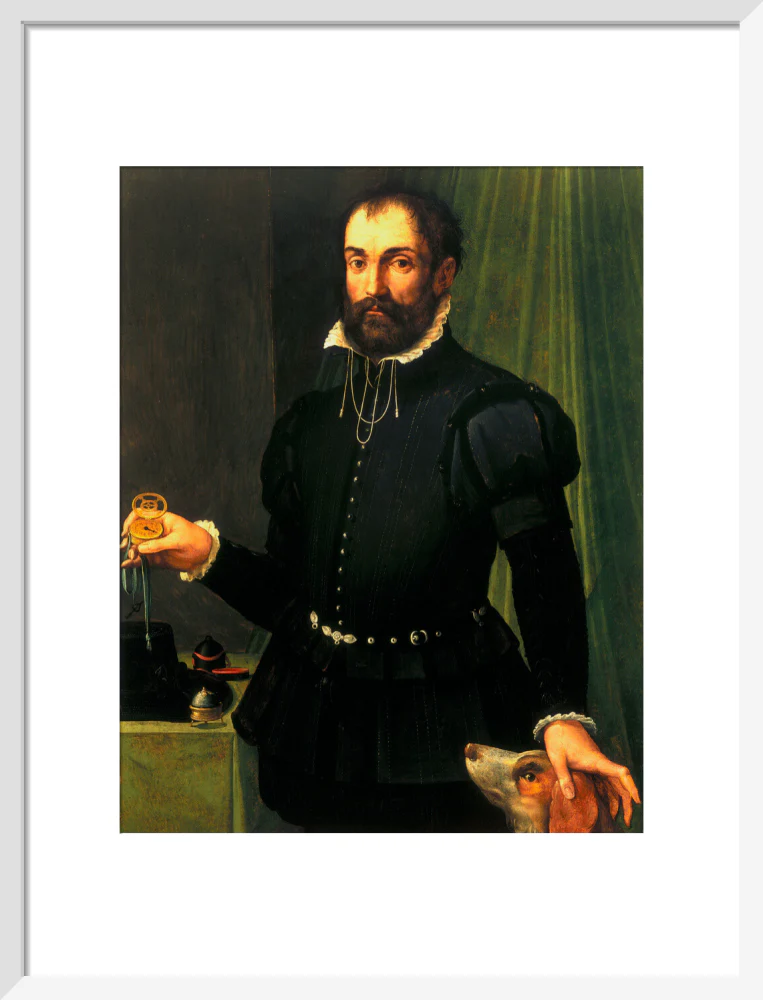 Portrait of a man holding a watch, c 1558. - Image 14