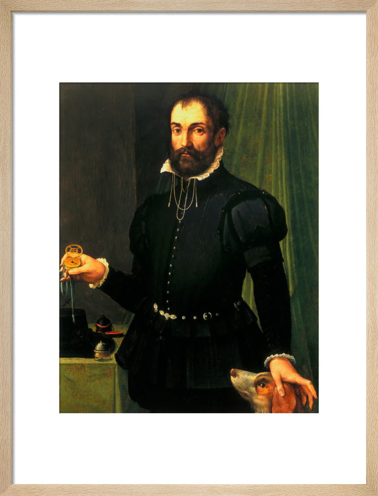 Portrait of a man holding a watch, c 1558. - Image 16