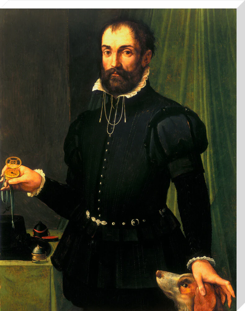 Portrait of a man holding a watch, c 1558. - Image 67