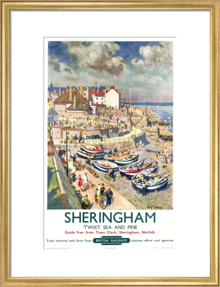 'Sheringham', BR poster, 1948-1965 - Image 15
