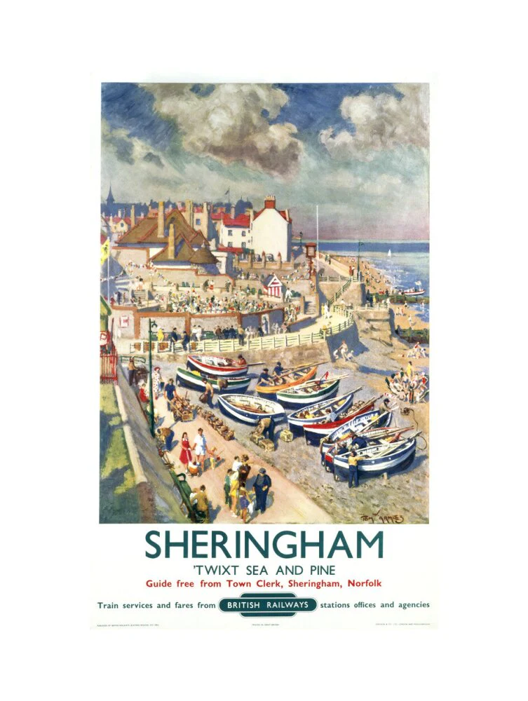 'Sheringham', BR poster, 1948-1965 - Image 50