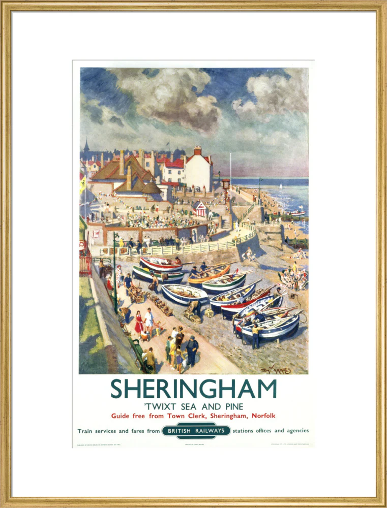 'Sheringham', BR poster, 1948-1965 - Image 58