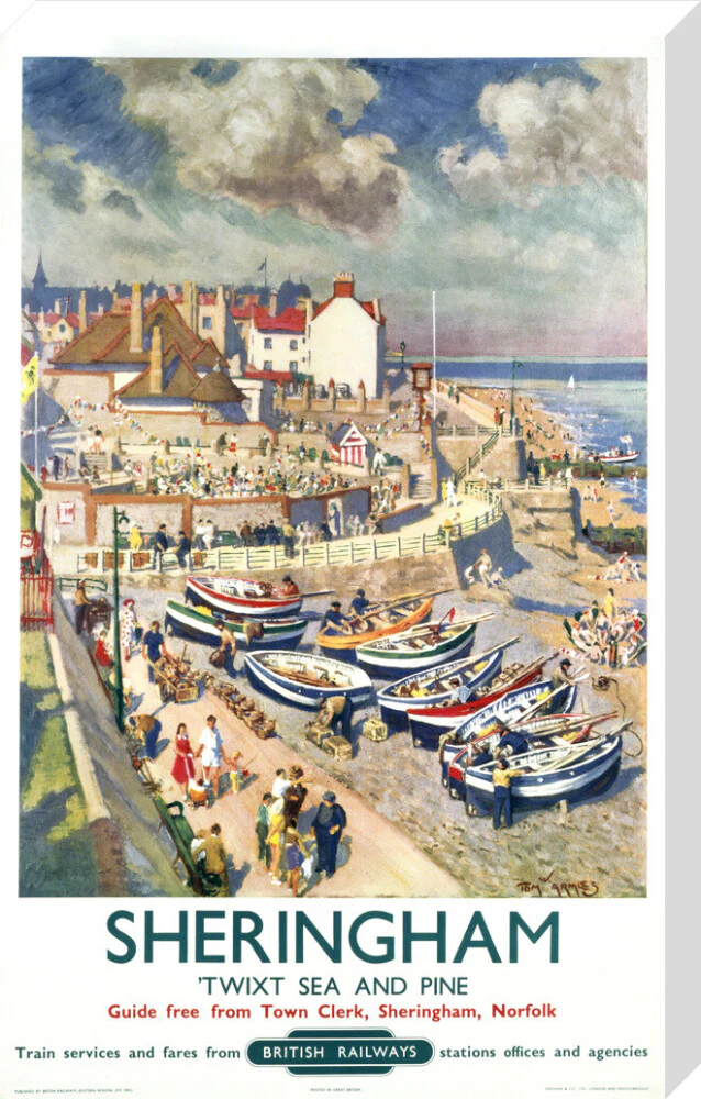 'Sheringham', BR poster, 1948-1965 - Image 66