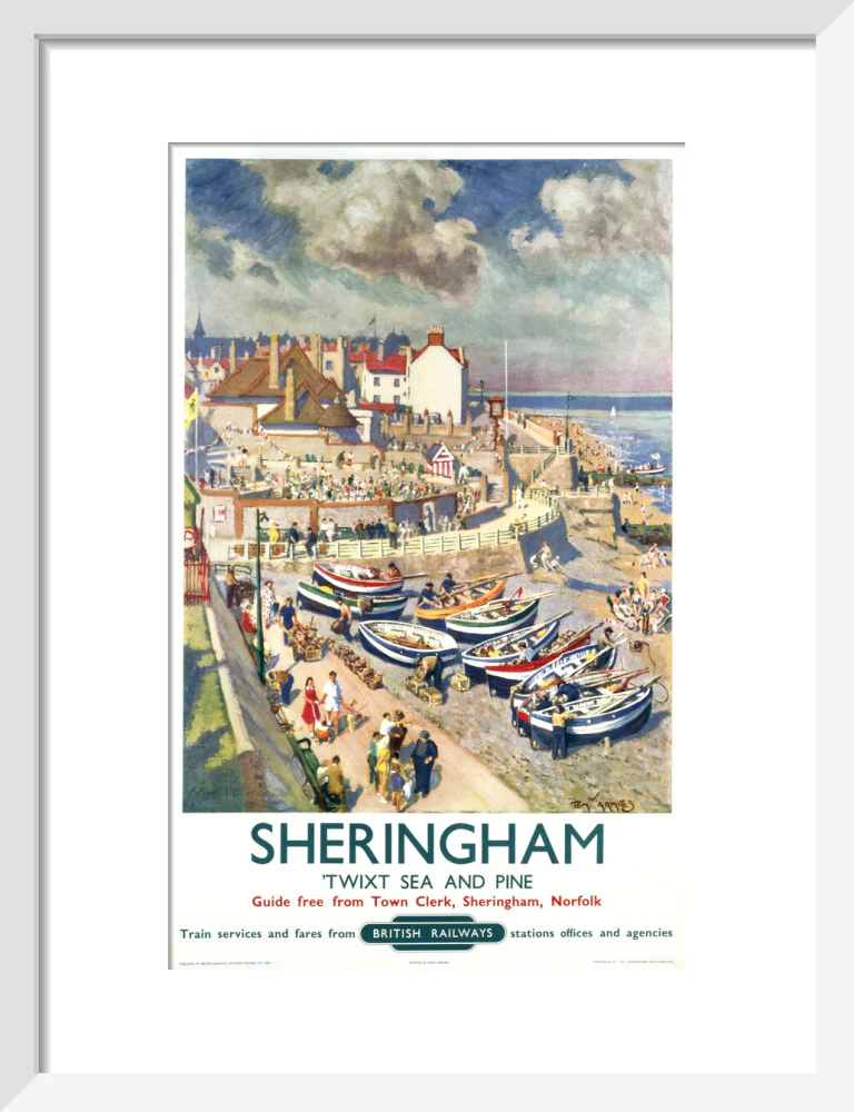 'Sheringham', BR poster, 1948-1965 - Image 9