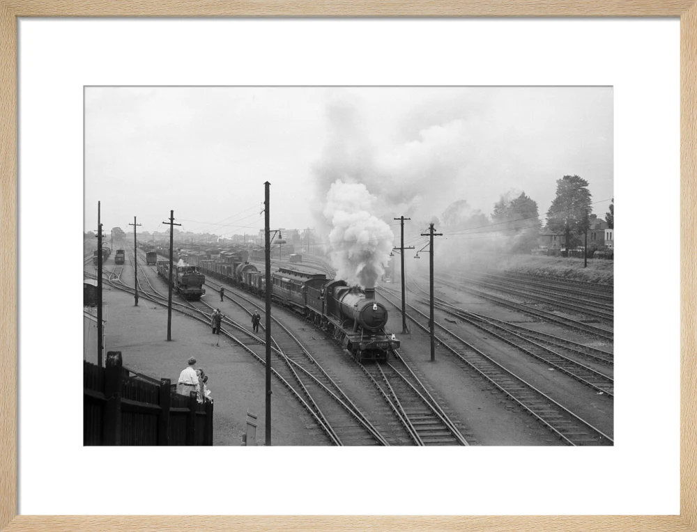GWR 2-8-0 No 3803 leaving Acton Yard with Dynamometer Car - Image 49