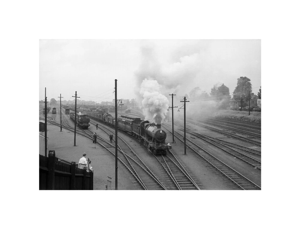 GWR 2-8-0 No 3803 leaving Acton Yard with Dynamometer Car - Image 60