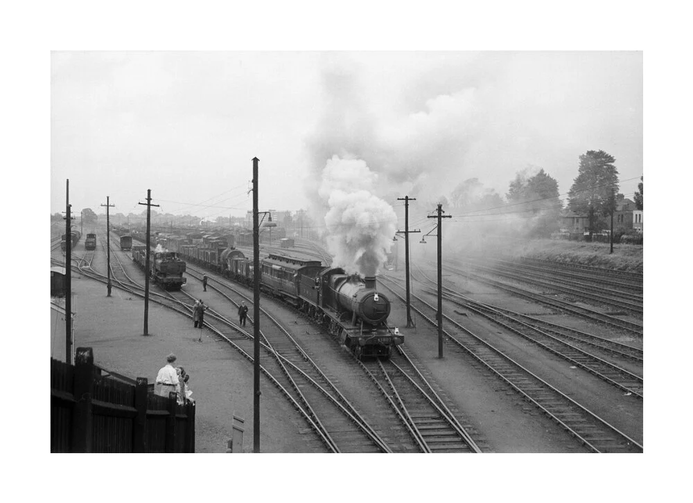GWR 2-8-0 No 3803 leaving Acton Yard with Dynamometer Car - Image 62