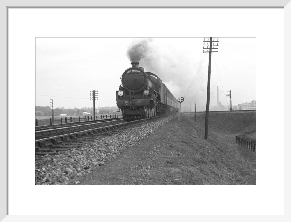 B1 No.1271 on the East Anglian express c.1940's - Image 14