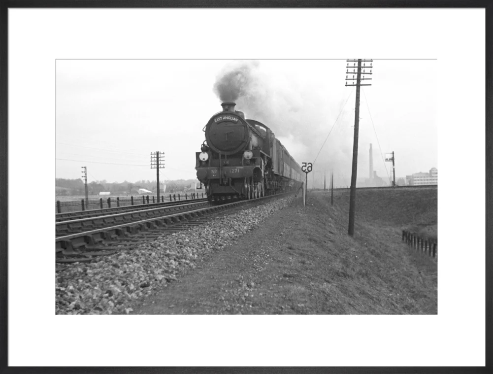 B1 No.1271 on the East Anglian express c.1940's - Image 23