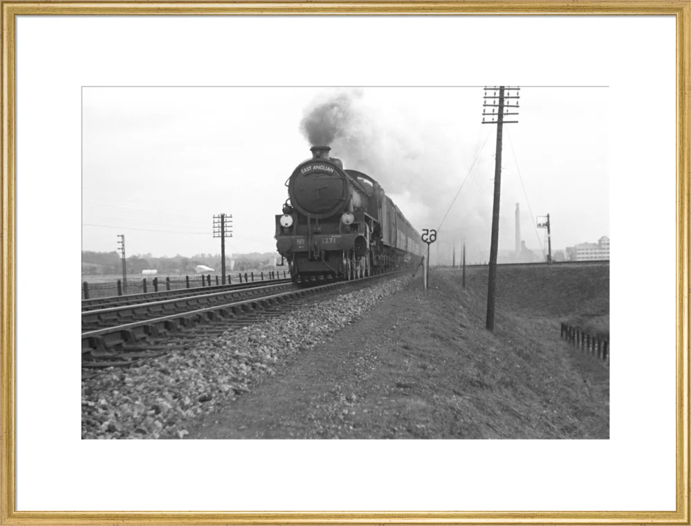 B1 No.1271 on the East Anglian express c.1940's - Image 25
